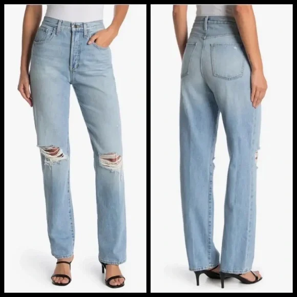 FAVORITE DAUGHTER DENIM || OTTO HIGH RISE JEAN IN CHESHIRE - Picture 3 of 5